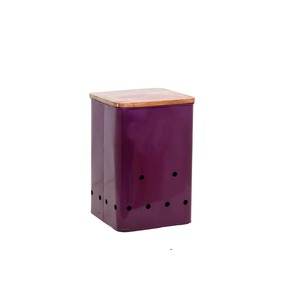 Decorative Customized Metal Pantry Container with Carry Handles <b>for</b> Modern Interiors - Product Image 2