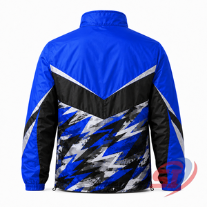Custom Sports Windbreaker <b>Jacket</b> <b>Camo</b> Print Half Zip Teamwear OEM ODM Wholesale Manufacturer - Product Image 2