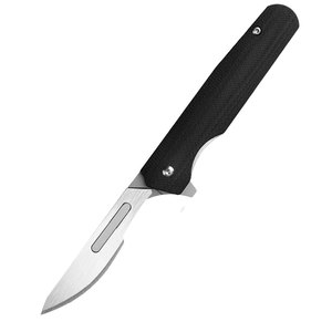 Manche de scalpel manuel en acier inoxydable, durable et réutilisable, pour une coupe de précision médicale - Product Image 3