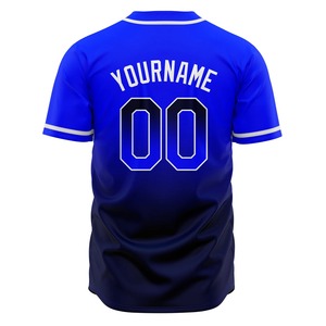 เสื้อเบสบอลแบบสั่งทำพิเศษสำหรับทีม คอวี ปักโลโก้ ชื่อ และหมายเลข ผู้ผลิตและจำหน่าย - Product Image 3