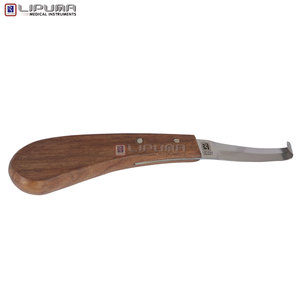 Cuchillo de Herrador LIPUMA EDGELINE de 21.5 cm, Hoja Ancha de Doble Filo de Acero Inoxidable con Empuñadura de Madera Fina, Profesional y Multiusos - Product Image 3