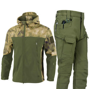 Conjunto de Chaqueta y Pantalones de Trabajo Impermeables y Resistentes al Viento para Hombre, Poliéster Térmico Transpirable Resistente a la Abrasión, Uniforme Gris - Product Image 3