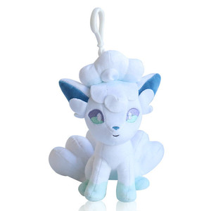 Porte-clés en peluche officiel Pokémon Alolan Vulpix 13 cm - Product Image 1