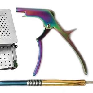 Juego de Rongeurs Rotatorios Interlaminares Kerrison, Certificado MOL, Instrumentos Ortopédicos para Cirugía de Columna, Acero Inoxidable Alemán de Alta Calidad - Product Image 2