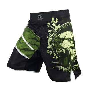Shorts MMA de haute qualité fabriqués au Pakistan, prix bas, design personnalisé, extensibles, contraste de couleurs, confortables à porter - Product Image 2
