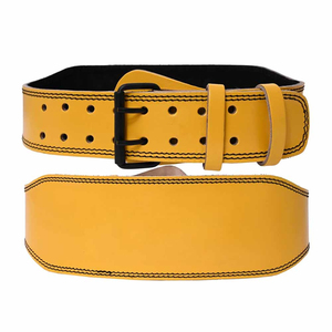 Ceinture de musculation en cuir Misha Sports Fitness, respirante, réglable, robuste, soutien du dos, protection complète - Product Image 6