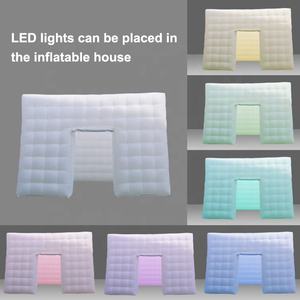 ベストセラージャイアントポータブルスクエアインフレータブルハウスディスコライトLEDキューブ構造パーティーテントインフレータブルナイトクラブ - Product Image 4