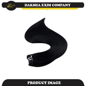 Doble trama Remy Raw TempleHuman Hair Bundles Soft Body Wave Style con la cutícula alineada de la máquina Exportadores indios - Product Image 3