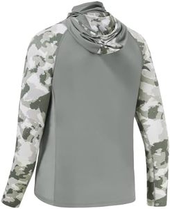 Sweat à capuche de pêche professionnel pour homme, manches longues, UPF 50+, grande taille, tissu rafraîchissant pour les sports nautiques - Product Image 3