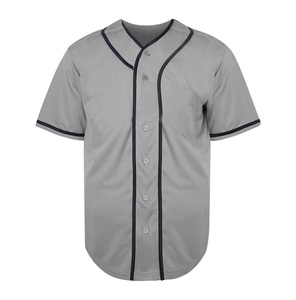 เสื้อเบสบอลว่างเปล่าพิมพ์ซับลิเมชันชุดทีมเบสบอลเยาวชนชายเสื้อ2025ออกแบบได้ตามต้องการ - Product Image 1