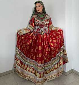 2026 New Designs Afghani Dresses for Women's Frock <b>Sets</b> Breathable Multicolor Long Length Custom Sizes Wedding Party Wear Adults - Product Image 2