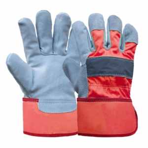 Guantes de Protección Personalizables de Cuero Vacuno Dividido, Certificación CE, 11 oz, Resistentes a la Abrasión y al Calor, para Trabajo Pesado - Product Image 2