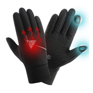 Guantes Deportivos Personalizados con Logotipo para Exteriores, Impermeables, de Neopreno, con Impresión de Silicona, Guantes de Ciclismo Impermeables de Dedo Completo - Product Image 3