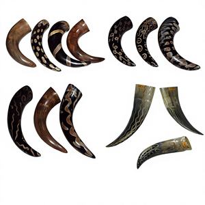 Antique Waterproof Handmade Shoe Cow Ox Blowing <b>Horn</b> And Viking <b>Drinking</b> <b>Horn</b> for Love Theme Home Decoration Indian Made 2026 - Product Image 4