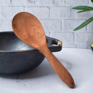 Wooden Rice <b>Ladle</b> Spoon Long Handle Wooden Serving Spoon for Cooking Rice <b>Soup</b> Curry Kitchen Utensil - Product Image 3