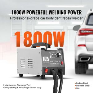 Machine de soudage par points pour carrosserie 110V, débossonneuse, 7 modes de puissance réglables, soudeuse à goujons en acier 1.8KW, kit de réparation de bosses 1.8KW S - Product Image 2