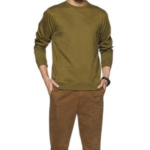 เสื้อสเวตเชิ้ตผู้ชายสีขาวพิมพ์ลายคลื่นสีน้ำเงิน ทรงปกติ คอกลม สวมใส่สบายๆ สำหรับฤดูใบไม้ผลิ ระบายอากาศได้ดี ผลิตจากผ้าโพลีเอสเตอร์ถัก - Product Image 5