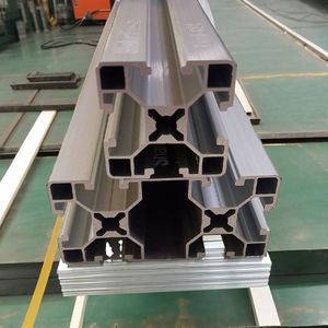 Perfil de Extrusión de Aleación de Aluminio con Ranura en T SHALUMI M180 Serie 6000, Tolerancia del 1%, Decoraciones Phu Tho, Doblado, Corte, Soldadura - Product Image 2