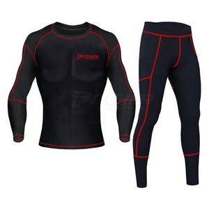 Conjunto de Rashguard de Diseño Avanzado y Alto Rendimiento para Hombre, Ropa Deportiva para Entrenamiento Atlético - Product Image 4