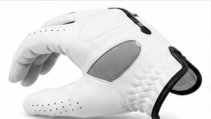 Guantes de Golf de Piel de Oveja Cabretta Blanca de Alta Calidad, Transpirables, con Agarre Suave, para Hombre y Mujer, Mano Izquierda, Logotipo en Color, OEM - Product Image 5