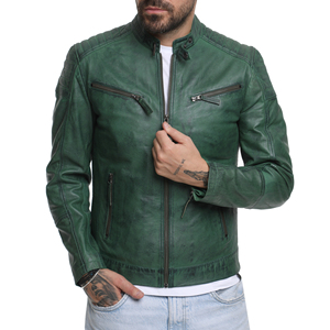 Custom Made Best Quality Men Genuine Leather Winter <b>Jacket</b> Top Trending Product <b>Slim</b> <b>Fit</b> Men's Classic Leather <b>Jacket</b> - Product Image 1