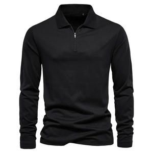 Vêtements décontractés respirants en polyester 200 g/m² pour hommes avec polos, polo slim fit pour hommes avec couleur unie pour un look tendance - Product Image 4