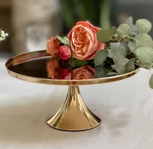 <b>Buffet</b> Use Metal Cake Stand Cake Display Stand Dessert Serving Tray Party <b>Table</b> Decor Elegant Setup - Product Image 3