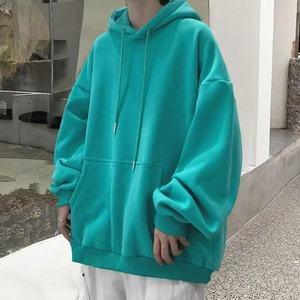 Vente en gros 400g sweat à capuche 100% coton éponge française surdimensionné personnalisé Hip Hop Street Wear sweats à capuche vierges pour hommes - Product Image 1