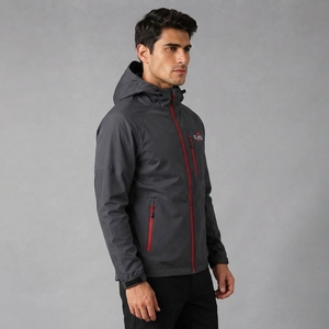Hip Hop Hooded <b>Canvas</b> Windbreaker <b>Jacket</b> Men Women Winter Breathable Waterproof Front High Street Fashion Windbreaker <b>Jacket</b> - Product Image 3