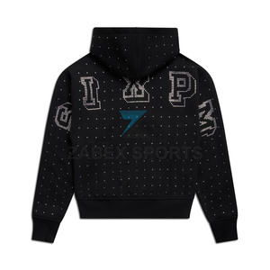 Sweat à capuche premium orné de strass pour hommes – Fabricant de sweats à capuche pour hommes avec strass – Vêtements personnalisés - Product Image 6