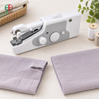 Kit de réparation rapide pour machine à coudre portable motorisée Pop-up Market avec canettes, aiguilles et câble USB pour la réparation de vêtements sur site
