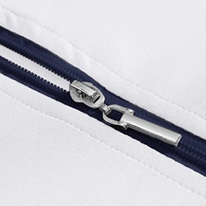 Ensemble de survêtement de performance bicolore OEM |   Veste zippée intégrale et pantalon de jogging |   Polyester anti-humidité |   Marque privée Pakistan - Product Image 3