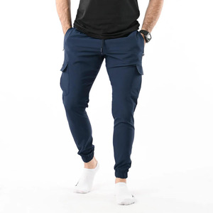 Pantalones Cargo Casuales CLOVIX SPORTS para Hombre, de Spandex/Poliéster Ecológico, de Secado Rápido, con Cierre de Cordón y Múltiples Bolsillos, con Logotipo Personalizado - Product Image 3