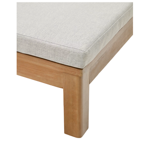 Tumbona Moderna para Exteriores, Certificada por FSC, de Acacia, Impermeable, con Cojines de Espuma de Poliéster y Algodón, Diseño sin Brazos, Alta Calidad - Product Image 5