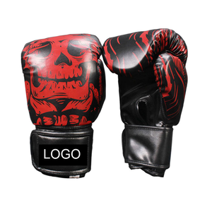 Guantes de Boxeo Profesionales de Cuero, Impermeables, con Cierre de Cordones, Diseño Moderno, para Sparring y Golpeo, Unisex, para Gimnasio y Fitness - Product Image 5