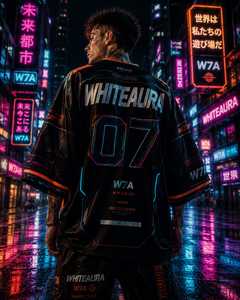 เสื้อบาสเก็ตบอลคอกลมแขนสั้นสำหรับผู้ชาย Whiteaura ผ้าโพลีเอสเตอร์ 100% ระบายอากาศได้ดี ทรงปกติ พิมพ์ชื่อทีม - Product Image 4