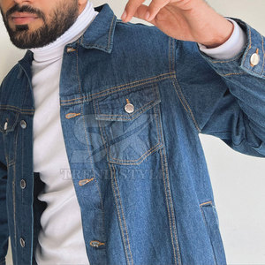 100% Cotton Made Jeans <b>Jacket</b> For Men Breathable And <b>Lightweight</b> Fabric Winter <b>Jacket</b> For Men - Product Image 6