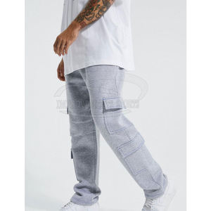 Pantalon d'hiver décontracté en coton et polyester de meilleure qualité pour hommes coupe-vent imperméable avec logo personnalisé pour la randonnée en plein air droite - Product Image 1