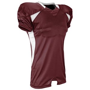 Camiseta blanca de poliéster 100% para entrenamiento de fútbol americano, uniforme de fútbol americano y rugby de Massee Sports. - Product Image 5