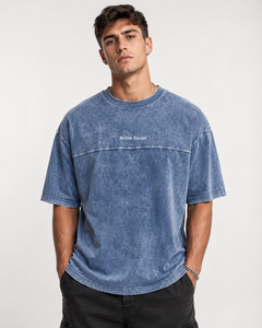 Camiseta Casual de Manga Corta para Hombre, Corte Regular, Beige, Poliéster/Algodón, Transpirable, Cuello Alto, Precio al por Mayor para Active Squad - Product Image 4