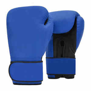 Guantes de boxeo transpirables para hombres, mujeres y niños, para entrenamiento en gimnasio, kickboxing, con logotipo personalizado OEM, guantes de boxeo al por mayor. - Product Image 1