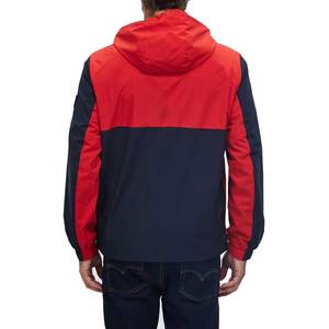 <b>Men's</b> Color Block <b>Hooded</b> Windbreaker Jacket Autumn Sporty Zip Up Windproof <b>Coat</b> - Product Image 2