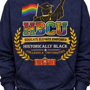 Hoodie personnalisé pour les universités et les collèges HBCU, look stylé, chaud, confortable, durable, professionnel. - Product Image 3