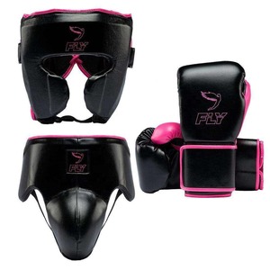 Kit de boxe professionnel en cuir avec logo personnalisé, équipement d'entraînement de boxe, kit de sparring professionnel, vente chaude - Product Image 1