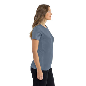 Camiseta CVC de Corte Premium para Hombre Next Level (N6210) Color Azul Cielo, Camiseta Casual de Punto al por Mayor con Logotipo Personalizado Next Level - Product Image 3