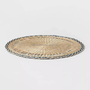 Best Choice Country Style Round <b>Seagrass</b> Table Mats Set Handmade Eco-Friendly Non-Slip <b>Placemat</b> Heat Resistant - Product Image 2