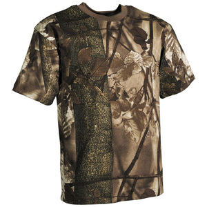 T-shirt de chasse camouflage pour homme, manches courtes, respirant, polyester, vêtements d'extérieur, motif imprimé, saison printemps - Product Image 2