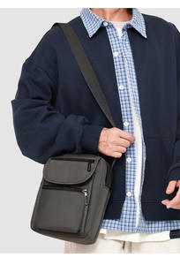 Bolso de hombro para hombre, bandolera, tela Oxford, bolso informal de viaje ligero con múltiples compartimentos, correa ajustable - Product Image 2