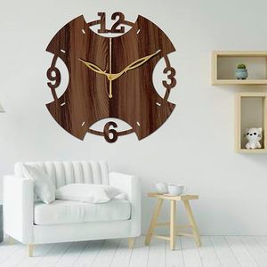 Handmade Wooden <b>Clock</b> <b>Modern</b> <b>Wall</b> <b>Clock</b> Natural Wood Decorative Timepiece For Home Decor By AALIYAN IMPEX - Product Image 2