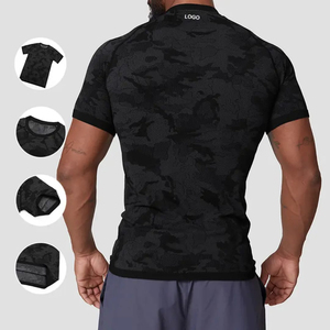 Bulk Production Flow Of <b>Thermal</b> Fleece Lined Compression <b>Shirts</b> Fulfilling Rigorous OEM Standards For Retailers - Product Image 5